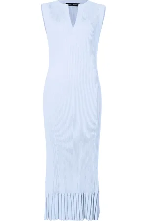 Proenza Schouler Robe en maille nervurée à coupe longue