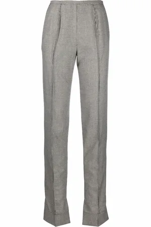 Gianfranco Ferré Pantalon taille-haute à motif pied-de-poule (années 1990)