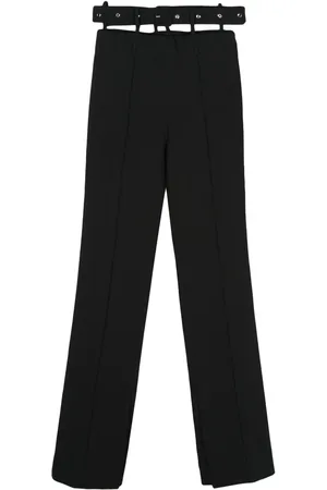 Rokh Pantalon droit à taille ceinturée