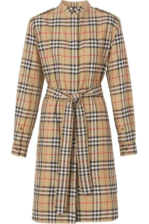 Burberry Robe-chemise à motif Vintage Check