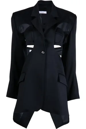 Rokh Blazer boutonné à découpes