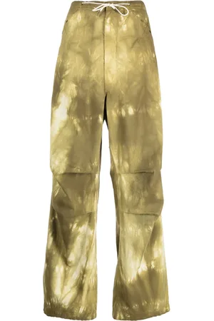 DARKPARK Pantalon ample Daisy à imprimé tie dye