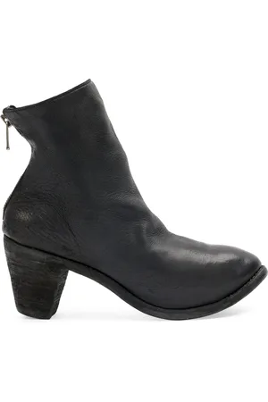 GUIDI Distressed heel boots