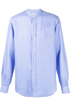Aspesi Chemise en lin à manches longues