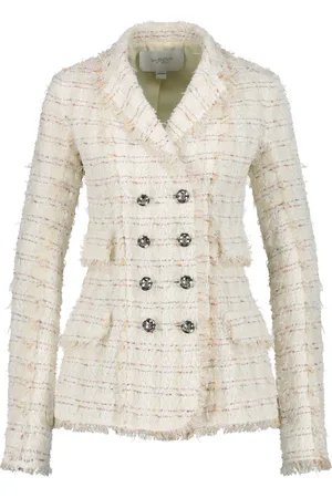 Giambattista Valli Blazer en tweed à boutonnière croisée