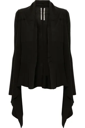 Rick Owens Cardigan Long Wrap laine vierge