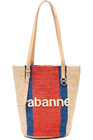 Paco rabanne Sac cabas à logo embossé