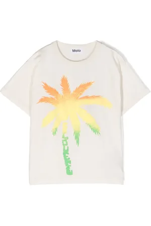 Molo T-shirt en coton à imprimé palmier