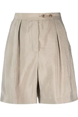 Emporio Armani Pantalon taille-haute à plis