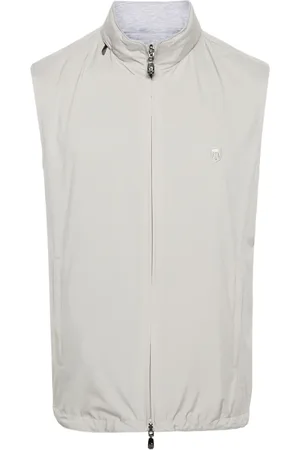 corneliani Gilet réversible à logo brodé