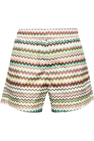 Missoni Short de bain à motif zigzag signature