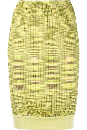 Missoni Jupe en maille nervurée à taille haute