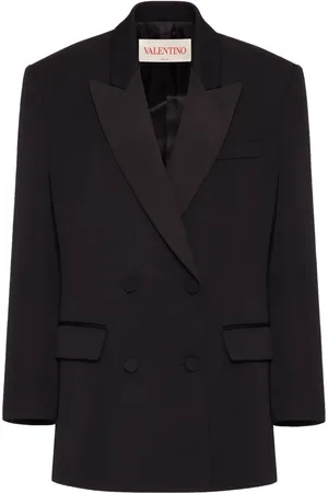 VALENTINO GARAVANI Blazer Grisaille à boutonnière croisée