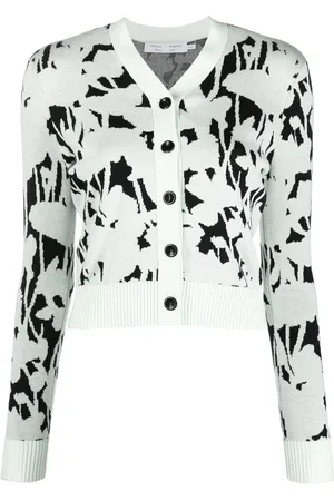 Proenza Schouler Cardigan à fleurs en all over
