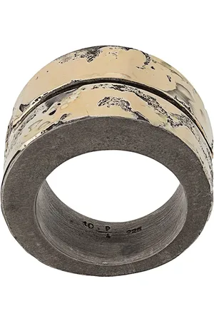 PARTS OF FOUR Bague oversize Crevice en jaune 18 ct