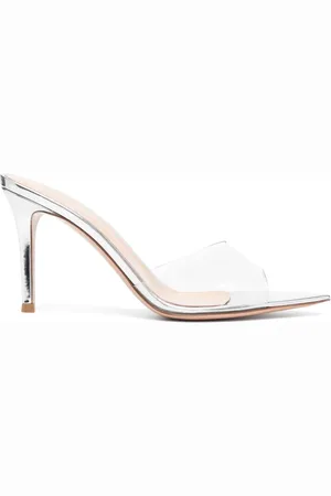 Gianvito Rossi Sandales Elle 85 mm à bride transparente
