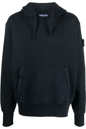 Stone Island Hoodie en coton à patch Compass