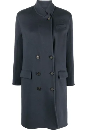 Brunello Cucinelli Manteau à boutonnière croisée