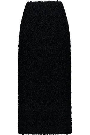 PORTS 1961 Jupe mi-longue en tweed