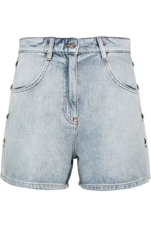 IRO Short en jean à détails de clous