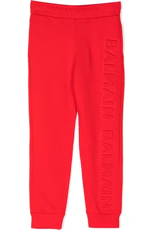 Balmain Pantalon de jogging à logo en relief
