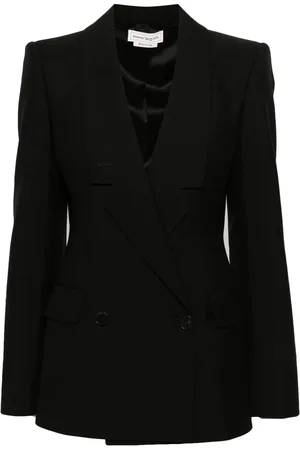 Alexander McQueen Blazer à boutonnière croisée