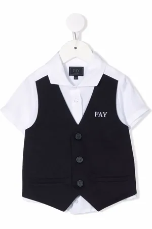 FAY Chemise à logo brodé