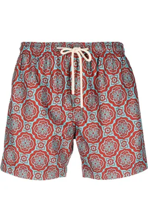 PENINSULA SWIMWEAR Short de bain à imprimé géométrique