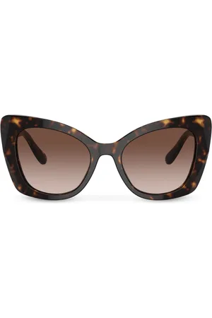 Dolce & Gabbana Lunettes de soleil à effet écaille de tortue