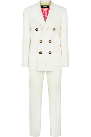 Dsquared2 Costume croisé à revers crantés