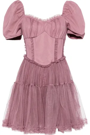 B+AB Robe courte à volants