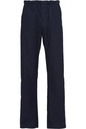 Prada Pantalon de jogging à taille élastiquée