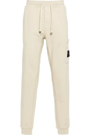 Stone Island Pantalon de jogging à patch logo