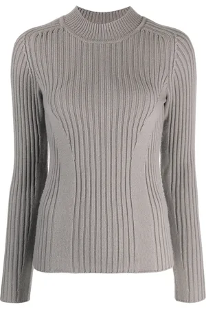 Calvin Klein Pull nervuré à col montant