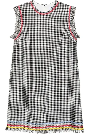 Msgm Robe courte à carreaux vichy