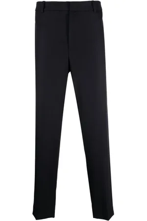 Moncler Pantalon en laine vierge à coupe droite