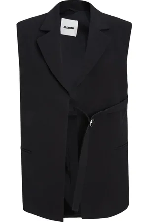 Jil Sander Veste ceinturée sans manches