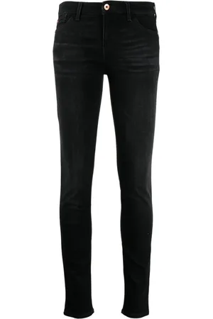 Emporio Armani Jean à logo brodé