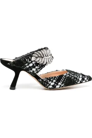 Nicholas Kirkwood Mules Monstera 70 mm en laine