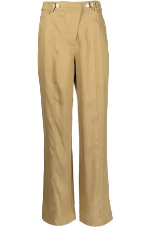 Simkhai Pantalon droit à taille haute