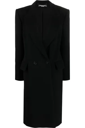 Stella McCartney Manteau en laine à boutonnière croisée