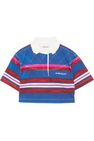 Khrisjoy Haut crop Iris Rugby