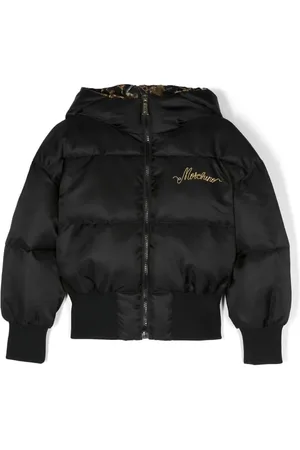 Moschino Doudoune à logo brodé