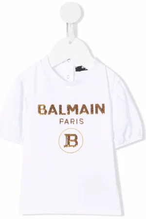 Balmain T-shirt à logo imprimé