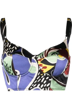 Moschino Soutien-gorge à imprimé abstrait