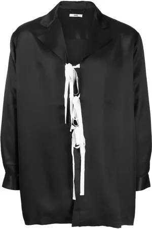 BODE Chemise en soie à fermeture nouée