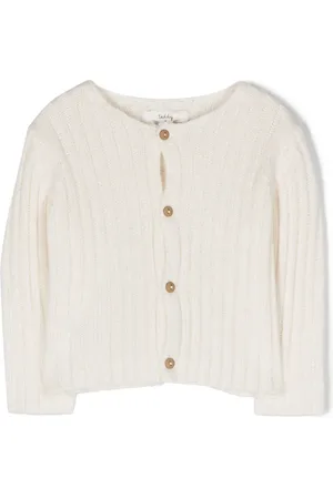 TEDDY & MINOU Cardigan nervuré à manches longues
