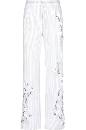 Dolce & Gabbana Chemise à fleurs appliquées
