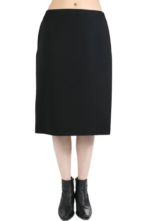 The Row Low-rise midi skirt