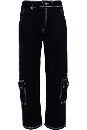 Barrie Pantalon cargo à surpiqûres contrastantes